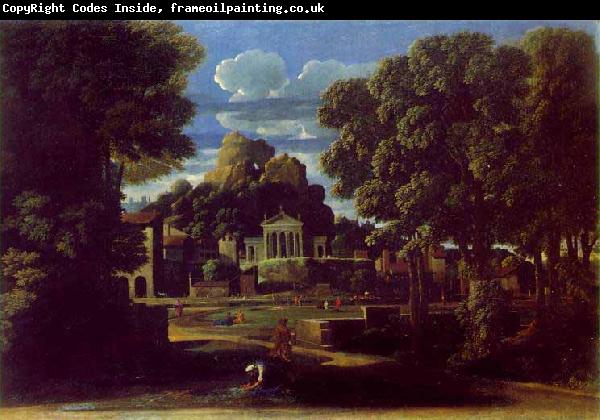 Nicolas Poussin Landscape with the Ashes of Phocion